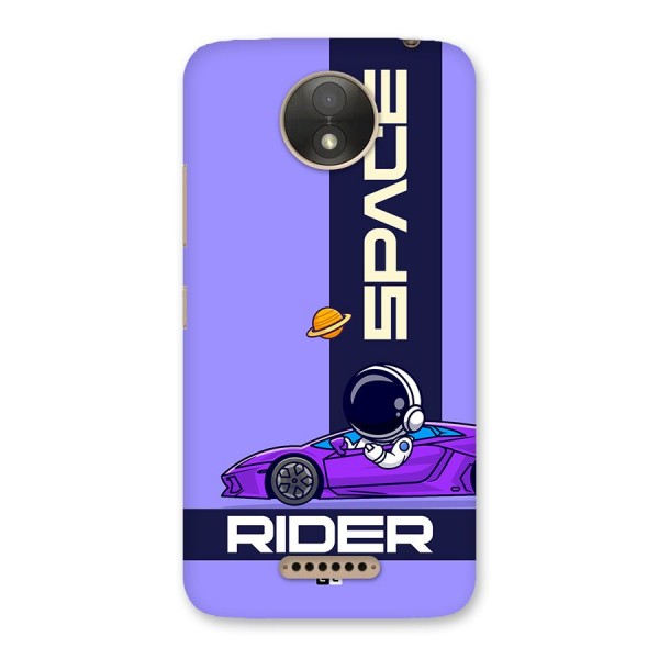 Space RIder Back Case for Moto C Plus