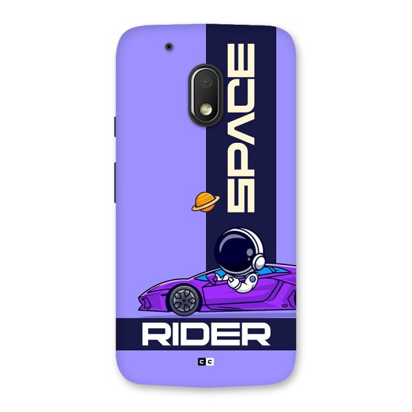 Space RIder Back Case for Moto G4 Play