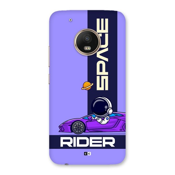 Space RIder Back Case for Moto G5 Plus