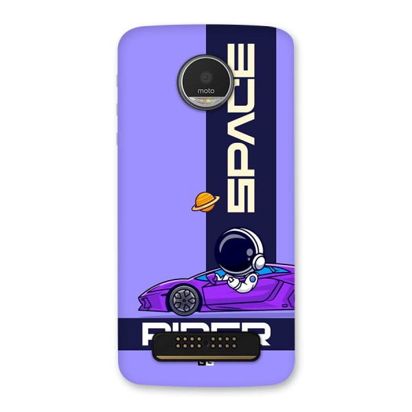 Space RIder Back Case for Moto Z Play