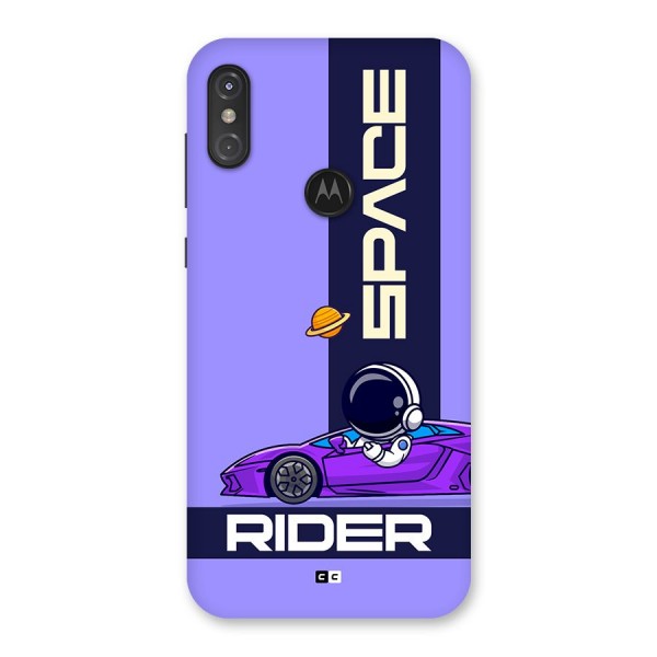 Space RIder Back Case for Motorola One Power