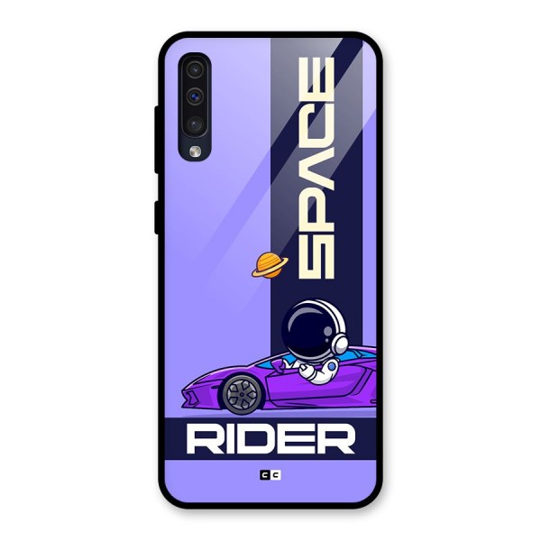 Space RIder Glass Back Case for Galaxy A30s