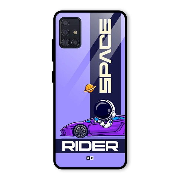 Space RIder Glass Back Case for Galaxy A51