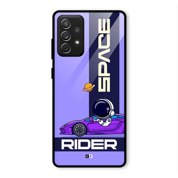 Space RIder Glass Back Case for Galaxy A72