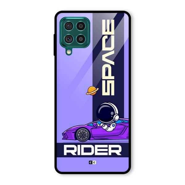 Space RIder Glass Back Case for Galaxy F62