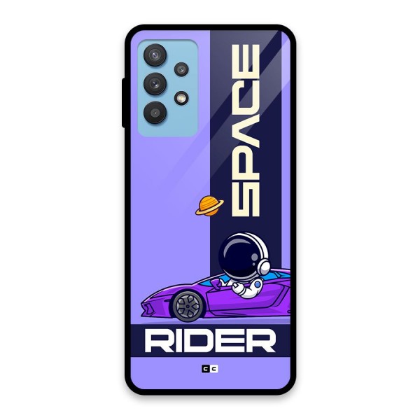 Space RIder Glass Back Case for Galaxy M32 5G