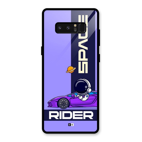 Space RIder Glass Back Case for Galaxy Note 8