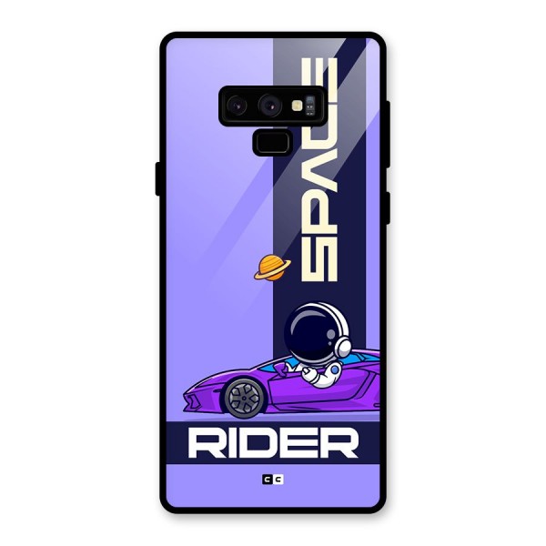 Space RIder Glass Back Case for Galaxy Note 9