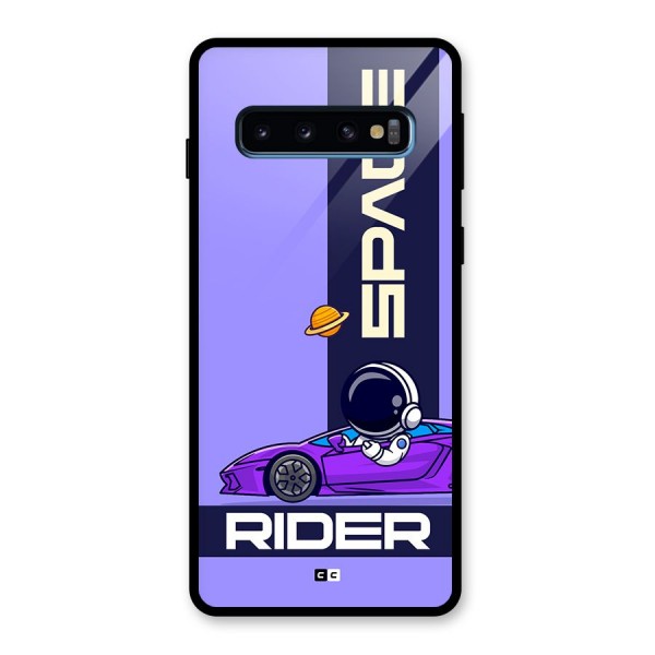 Space RIder Glass Back Case for Galaxy S10