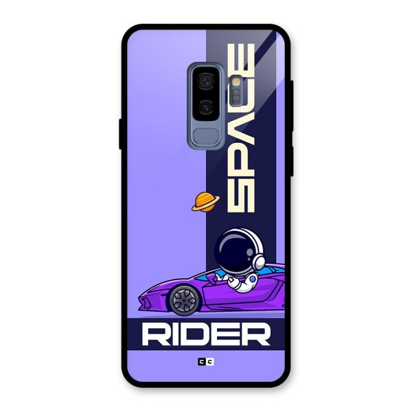 Space RIder Glass Back Case for Galaxy S9 Plus