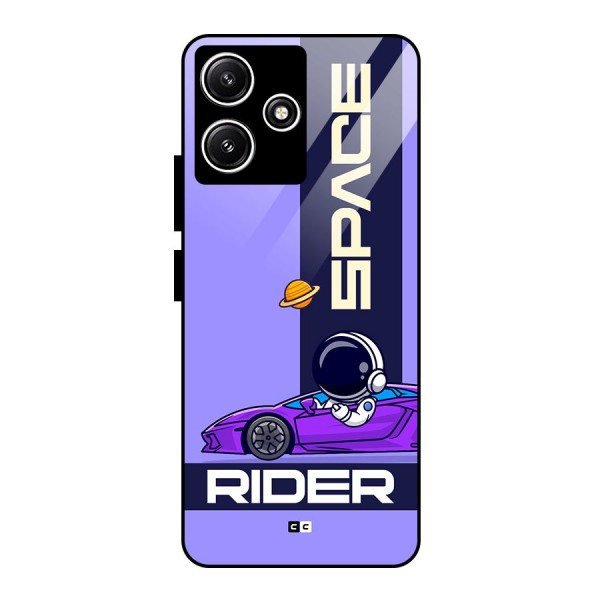 Space RIder Glass Back Case for Poco M6 Pro