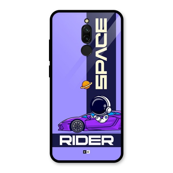 Space RIder Glass Back Case for Redmi 8