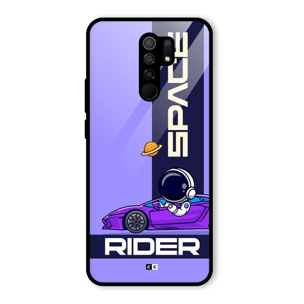 Space RIder Glass Back Case for Redmi 9 Prime