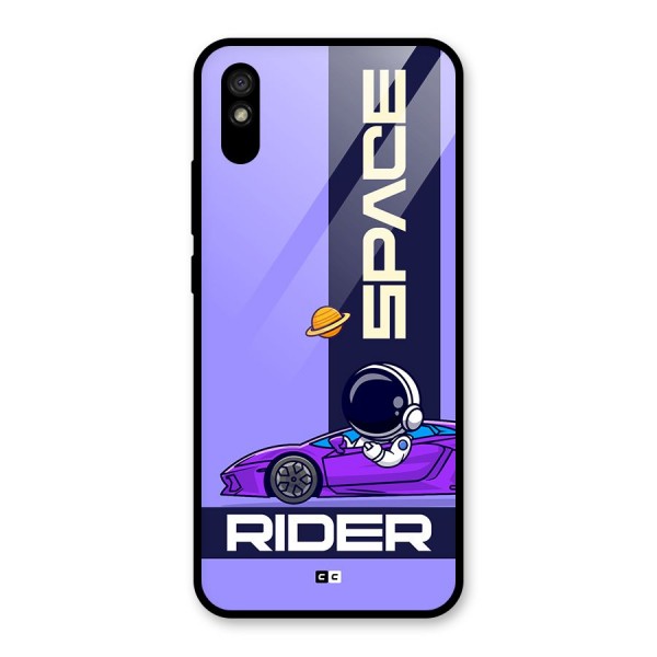 Space RIder Glass Back Case for Redmi 9i