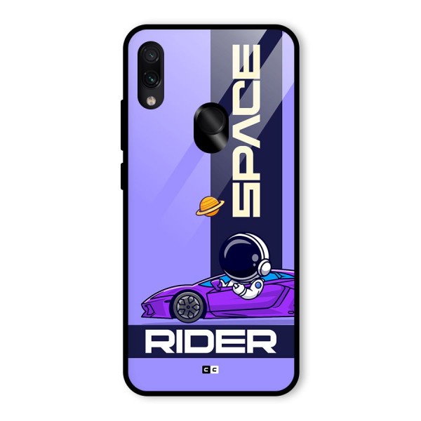 Space RIder Glass Back Case for Redmi Note 7