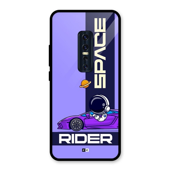 Space RIder Glass Back Case for Vivo V17 Pro