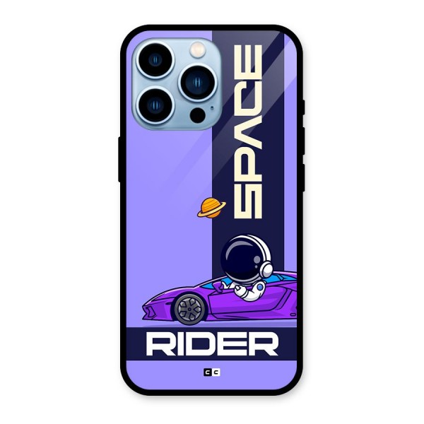 Space RIder Glass Back Case for iPhone 13 Pro