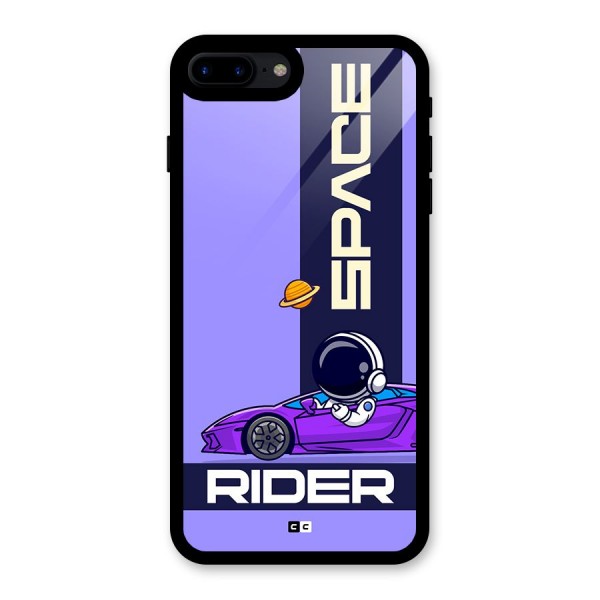 Space RIder Glass Back Case for iPhone 8 Plus