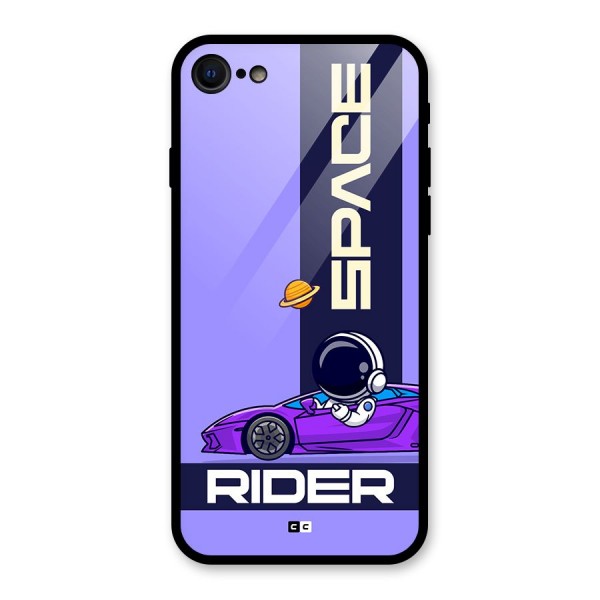 Space RIder Glass Back Case for iPhone SE 2020