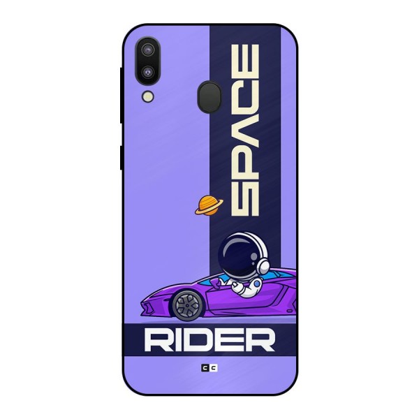 Space RIder Metal Back Case for Galaxy M20