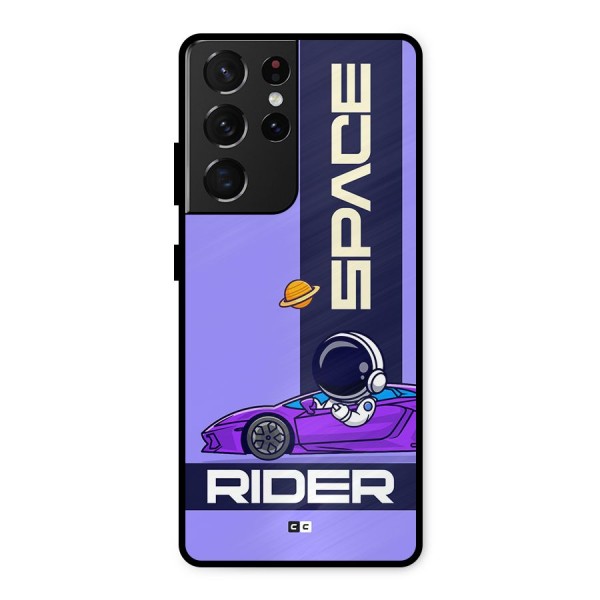 Space RIder Metal Back Case for Galaxy S21 Ultra 5G