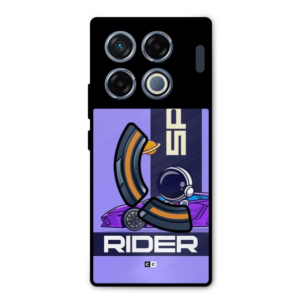 Space RIder Metal Back Case for Infinix GT 20 Pro