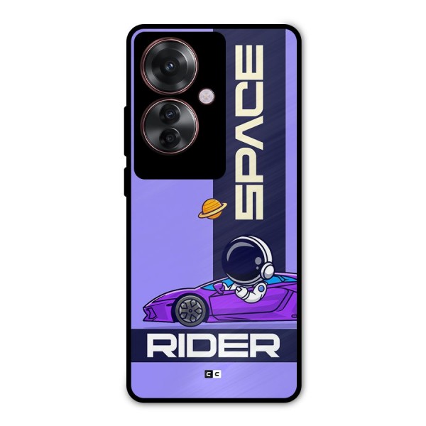 Space RIder Metal Back Case for Oppo F25 Pro