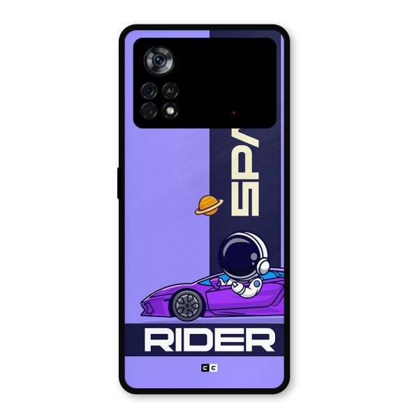 Space RIder Metal Back Case for Poco X4 Pro 5G