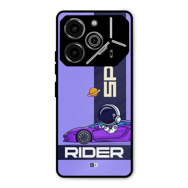 Space RIder Metal Back Case for Tecno Pova 6 Pro