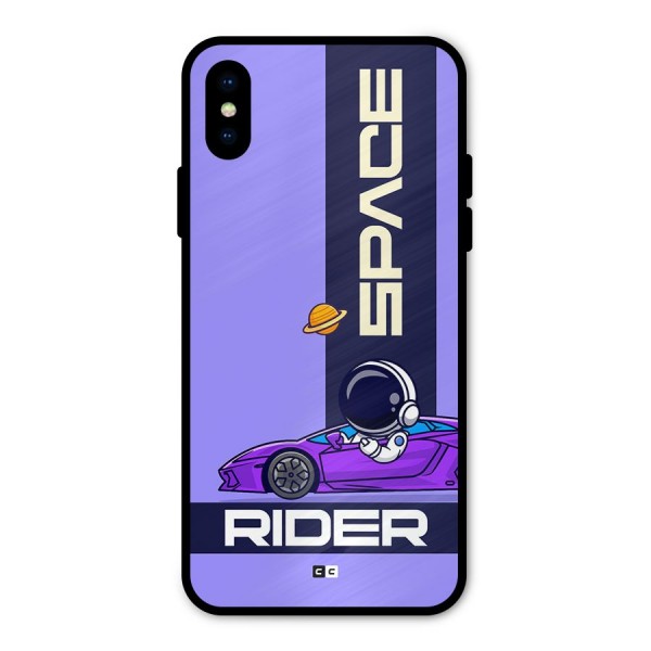 Space RIder Metal Back Case for iPhone X