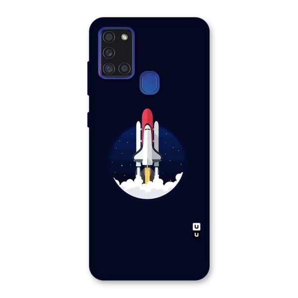 Space Rocket Minimal Back Case for Galaxy A21s