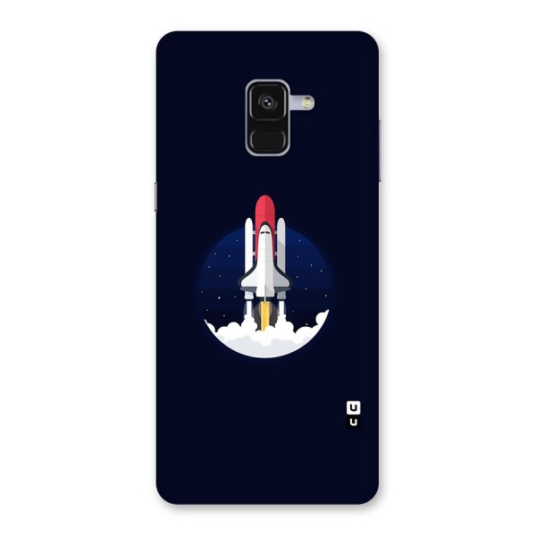 Space Rocket Minimal Back Case for Galaxy A8 Plus