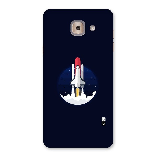 Space Rocket Minimal Back Case for Galaxy J7 Max