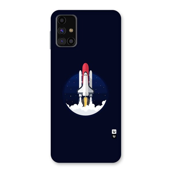 Space Rocket Minimal Back Case for Galaxy M31s