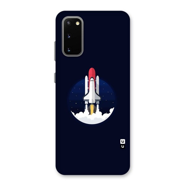 Space Rocket Minimal Back Case for Galaxy S20