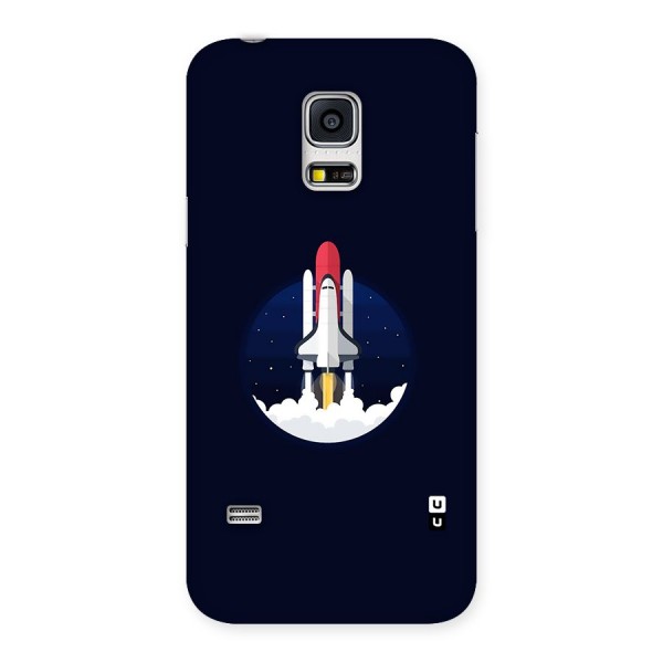 Space Rocket Minimal Back Case for Galaxy S5 Mini