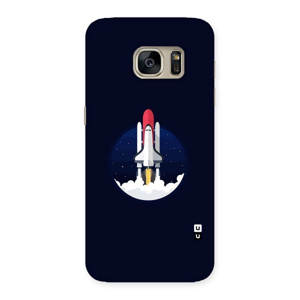 Space Rocket Minimal Back Case for Galaxy S7