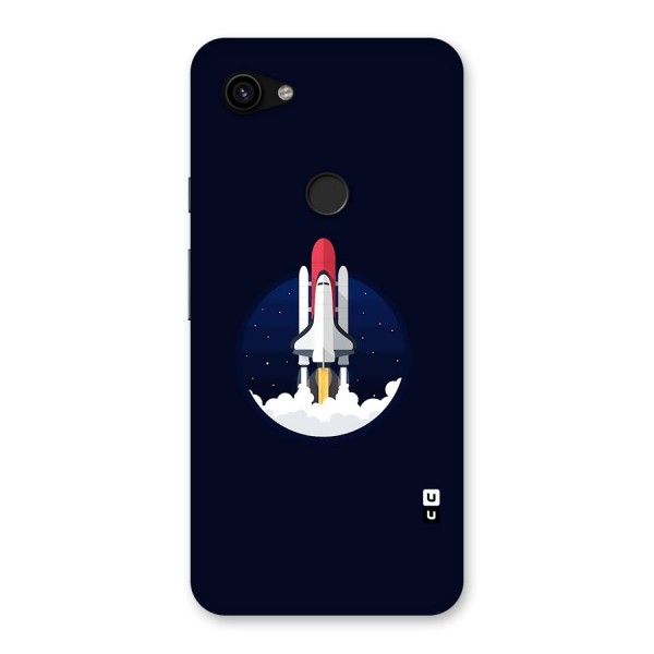 Space Rocket Minimal Back Case for Google Pixel 3a XL