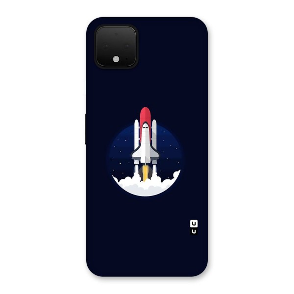 Space Rocket Minimal Back Case for Google Pixel 4 XL