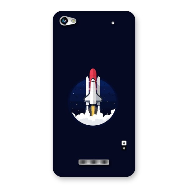 Space Rocket Minimal Back Case for Micromax Hue 2