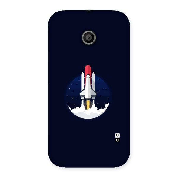 Space Rocket Minimal Back Case for Moto E