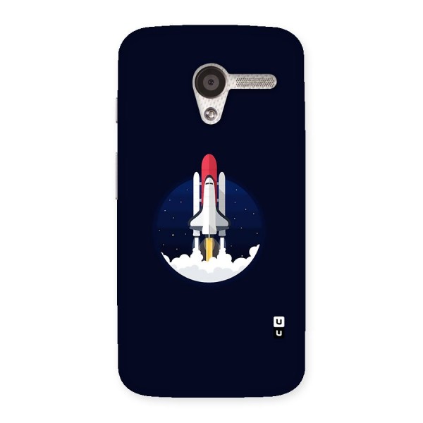 Space Rocket Minimal Back Case for Moto X