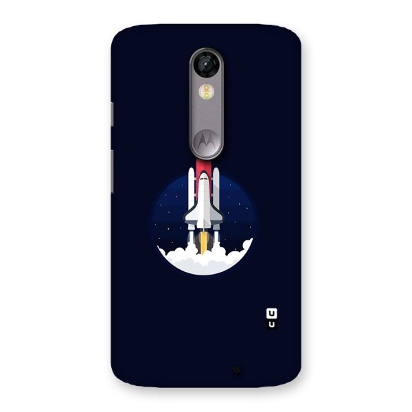 Space Rocket Minimal Back Case for Moto X Force