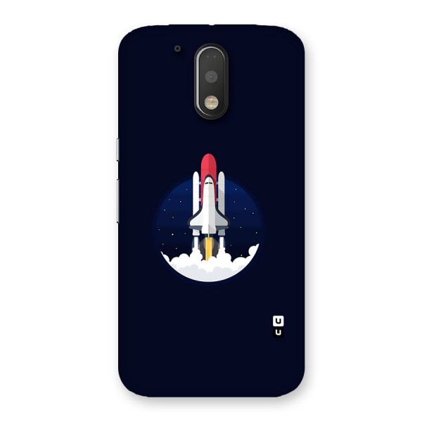 Space Rocket Minimal Back Case for Motorola Moto G4