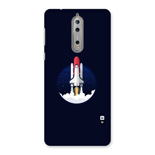 Space Rocket Minimal Back Case for Nokia 8