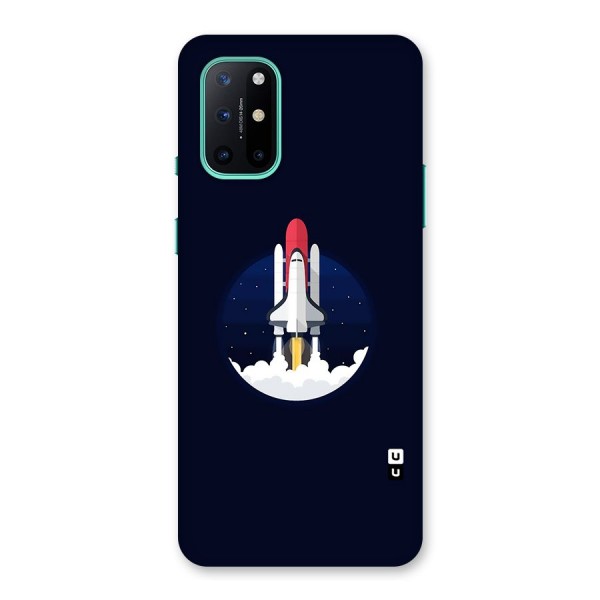 Space Rocket Minimal Back Case for OnePlus 8T