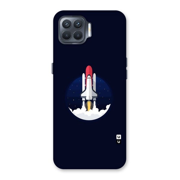 Space Rocket Minimal Back Case for Oppo F17 Pro