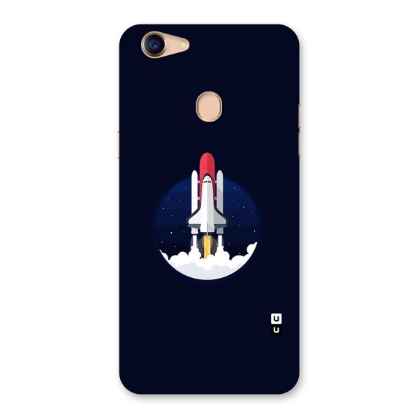 Space Rocket Minimal Back Case for Oppo F5