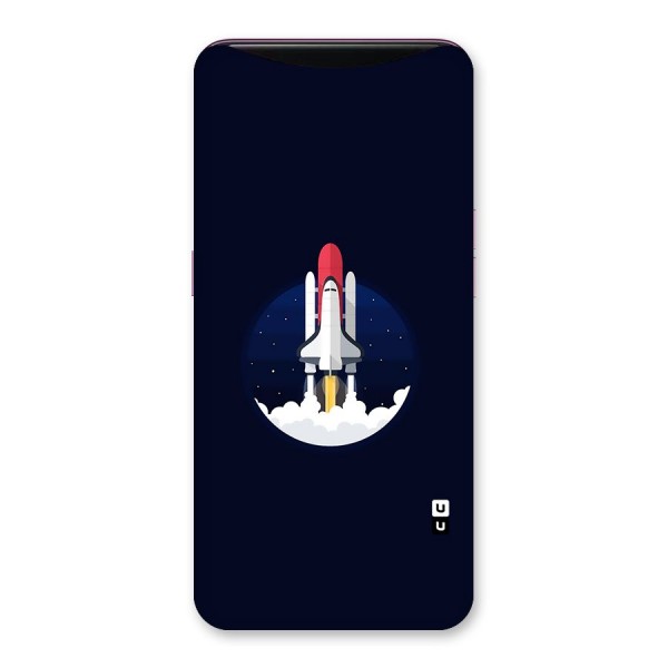 Space Rocket Minimal Back Case for Oppo Find X