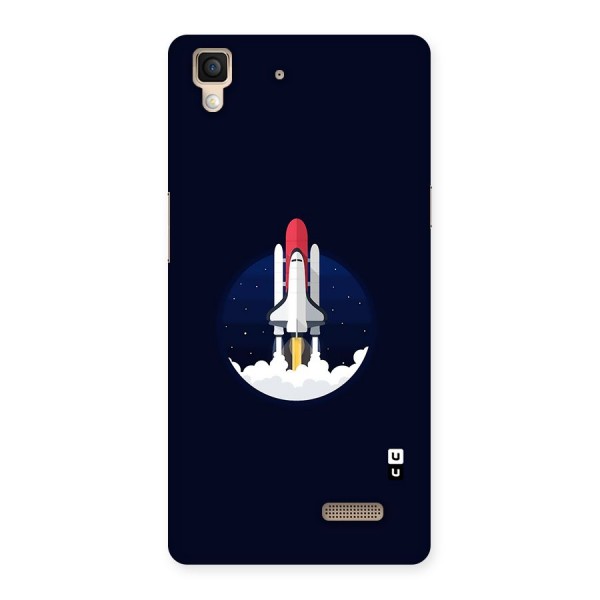 Space Rocket Minimal Back Case for Oppo R7